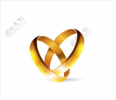 黄金订婚戒指