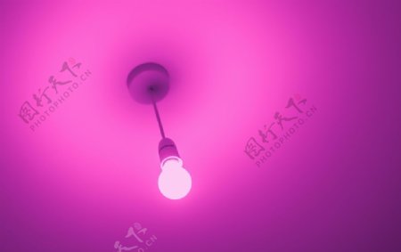 紫色灯光