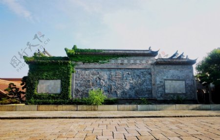 广富林文化遗址入口壁照