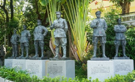 南昌起义领导人雕塑