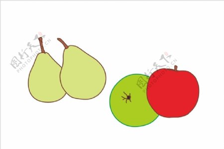 水果苹果生梨