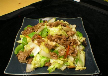 牛肉炒蔬菜