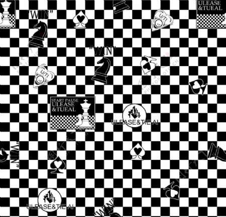 格子国际象棋底纹