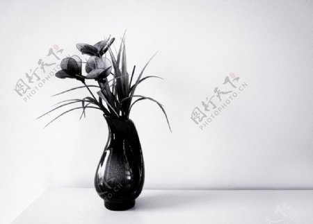 陶瓷花瓶插花