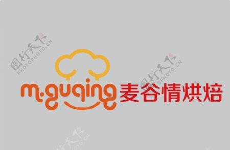 麦谷情烘焙店logo图片