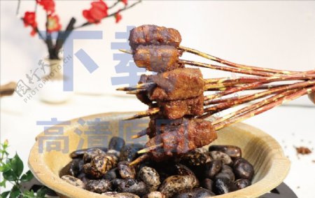 新疆红柳枝烤安格斯牛肉图片