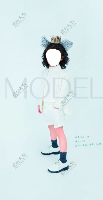 童装模特图片