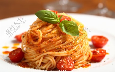 意大利面美食食材背景海报素材图片
