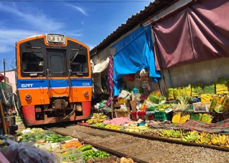 泰国铁路市场图片