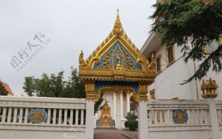 白马寺泰国风格佛殿图片