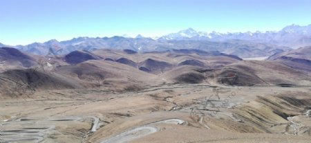 珠峰雪山公路图片