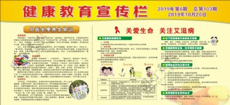 中医冬季养生健康教育宣传栏图片