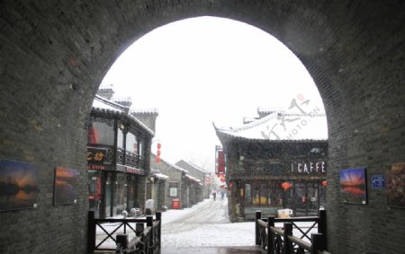东关街之雪图片