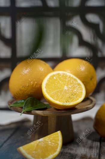 柠檬水果果实背景海报素材图片