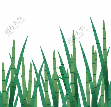 竹子卡通背景图片