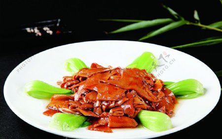 浙菜鲍汁百灵菇图片