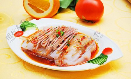 新疆菜肉丝粉皮图片