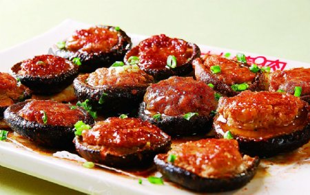 浙菜香煎香菇图片