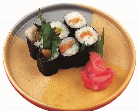 贝须子卷寿司图片