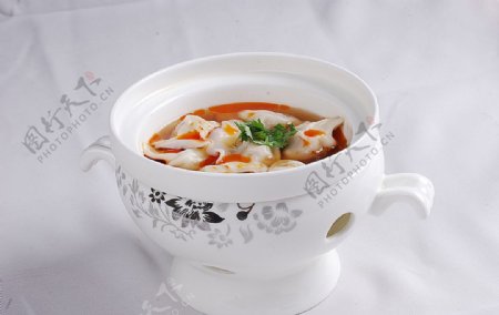 酸汤鲍鱼水饺图片