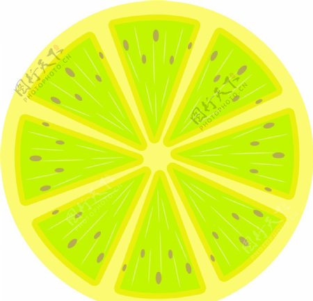 柠檬矢量图图片