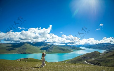 羊卓雍措西藏羊湖图片